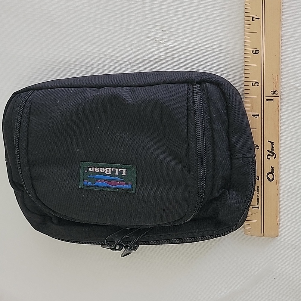 Vintage L.L. Bean Small Travel Accessory Pack Belt Bag Crossbody Unisex  Bin2 - Picture 7 of 9